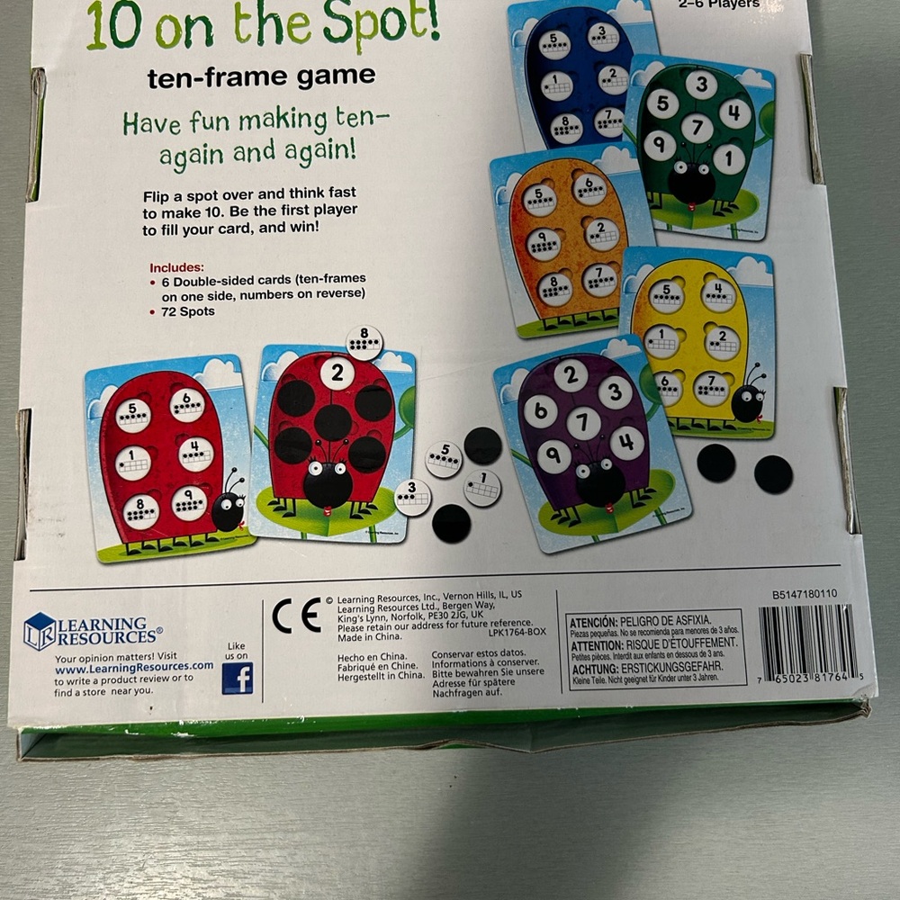 Learning Resources Ten-Frame Game - Picture 3 of 3